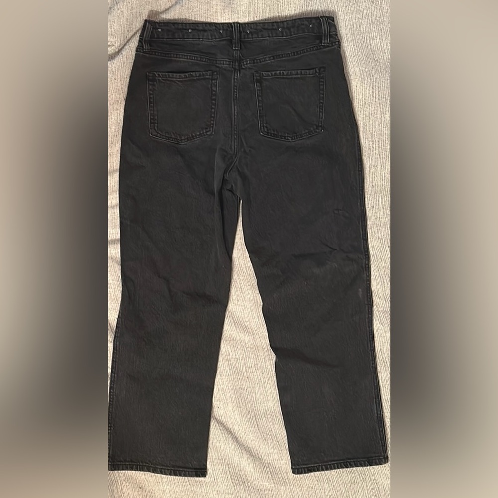 Reitmans Women's Straight Leg Jeans - Dark Gray -31P - Picture 2 of 7